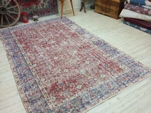 Vintage Doğal Yün Halı 187x310 cm 10834