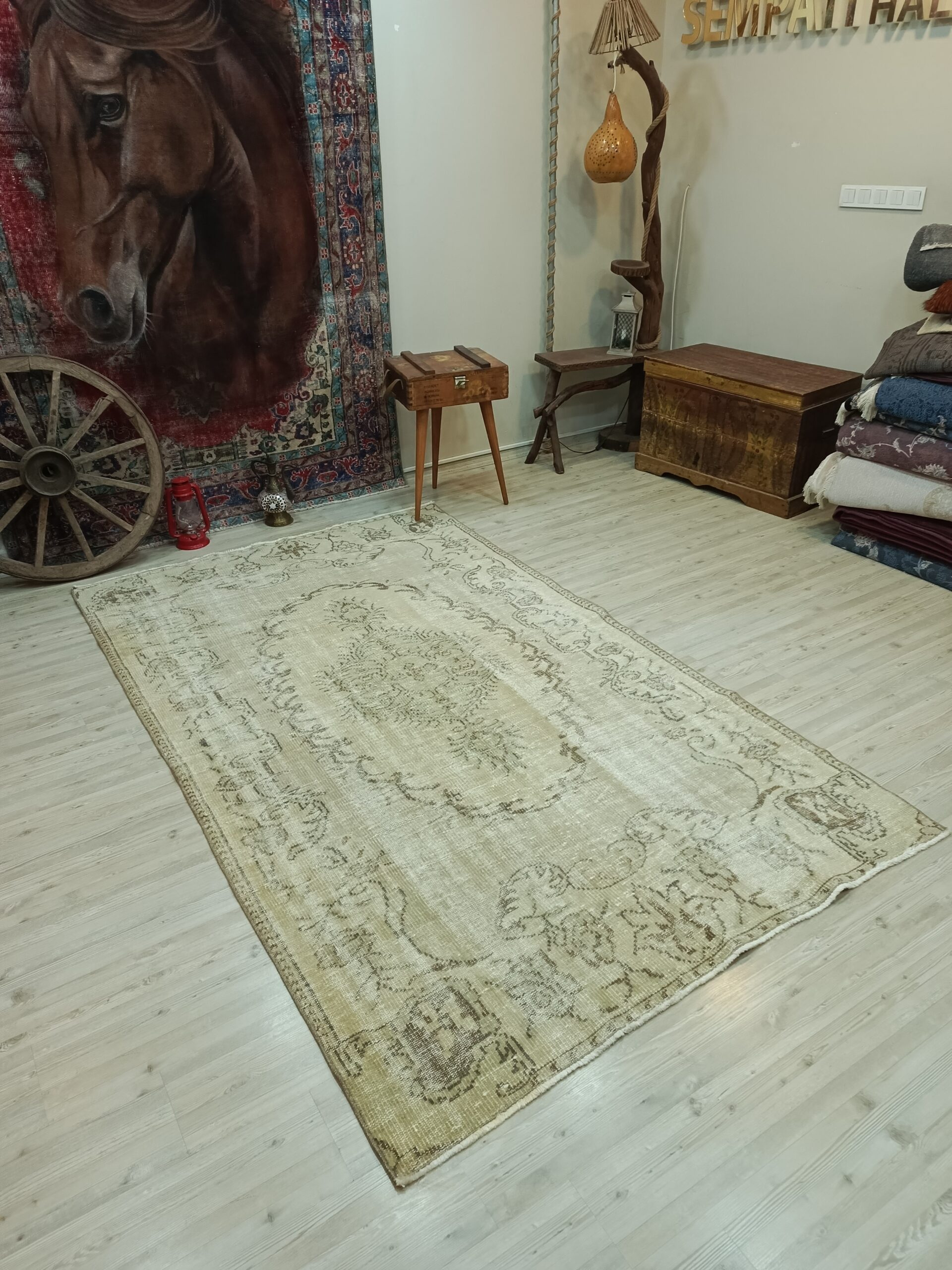 Vintage Yün & Pamuk Halı 150x269 cm 10838