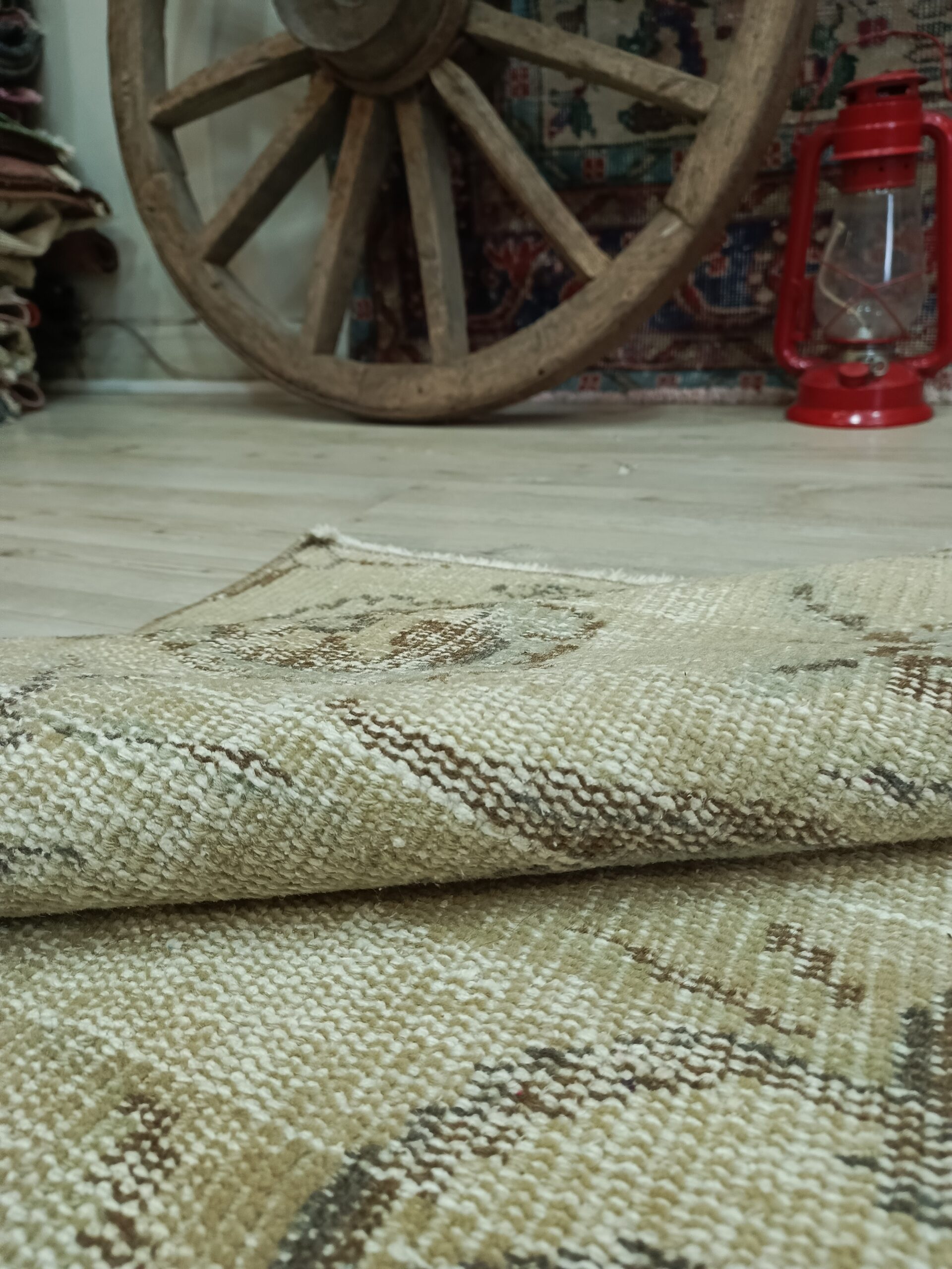 Vintage Yün & Pamuk Halı 150x269 cm 10838 - Görsel 3