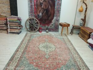 Yün & Pamuk El Dokuma Halı 229x346 cm 10840