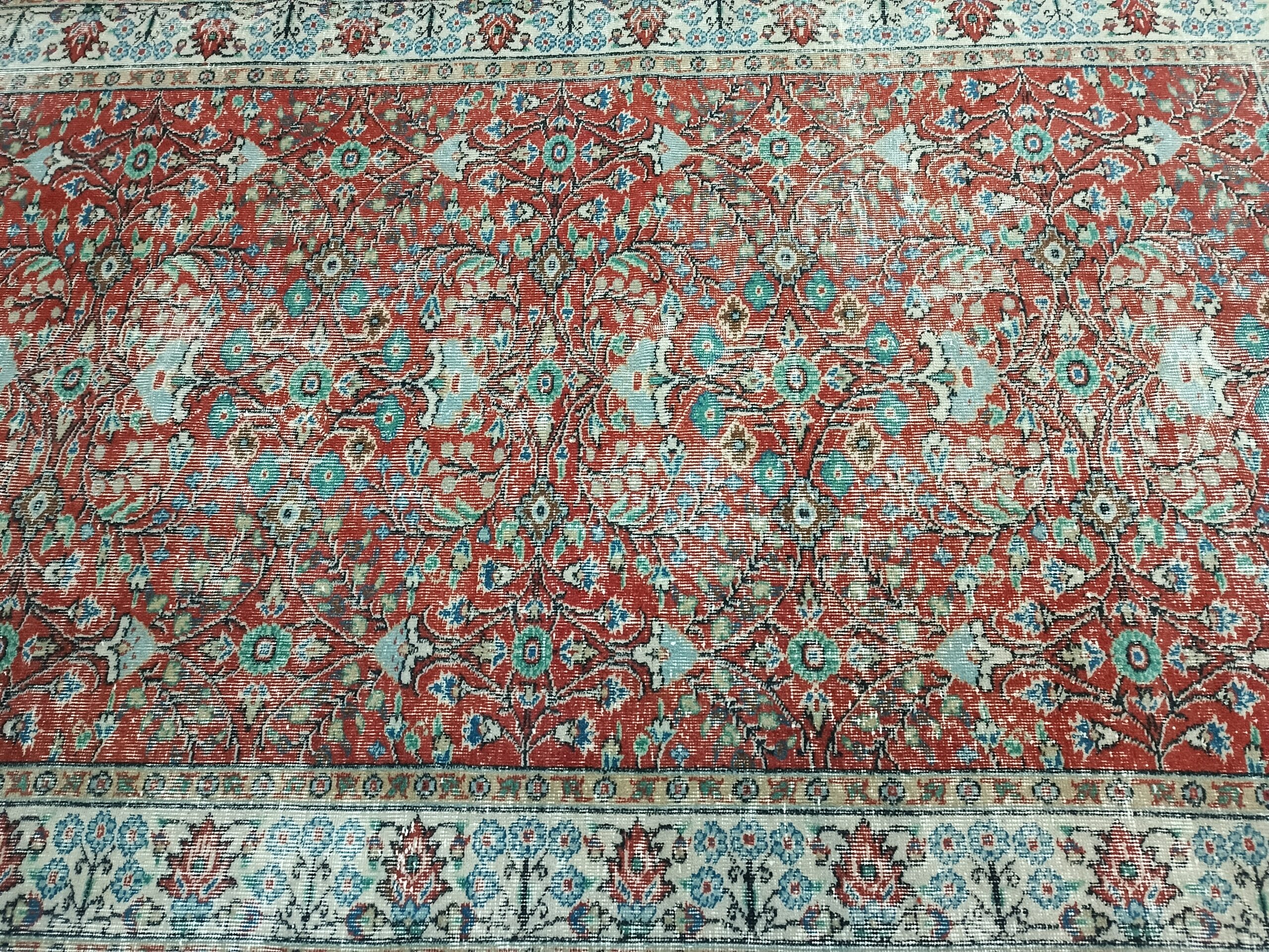 Yün & Pamuk Eskitme Halı 164x265 cm 10841 - Görsel 4