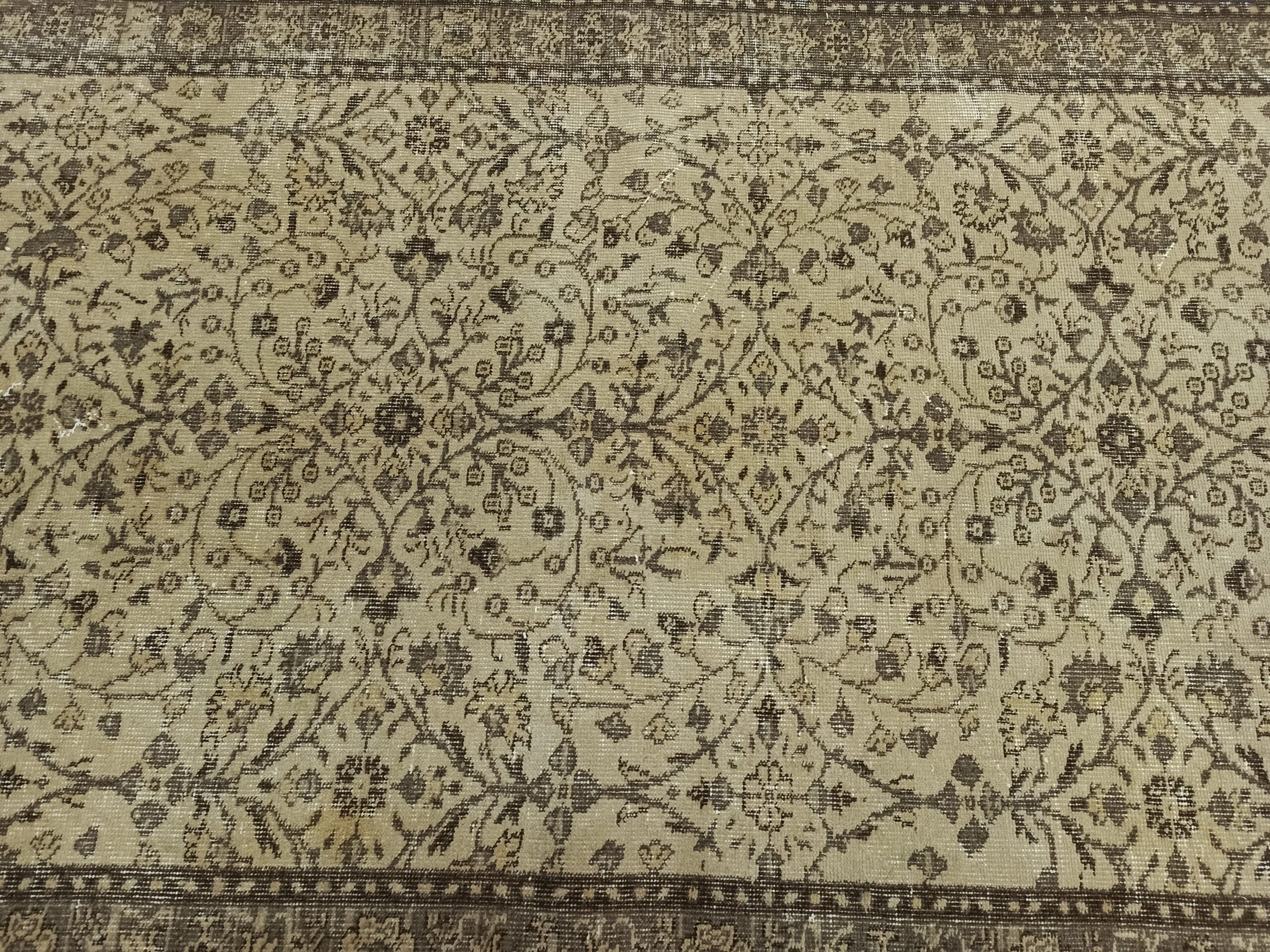 %100 Yün El Dokuma Vintage Halı 114x206 cm 10845 - Görsel 4