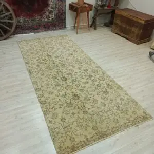 Eşsiz Anadolu Vintage Yolluk Halı 115x277 cm